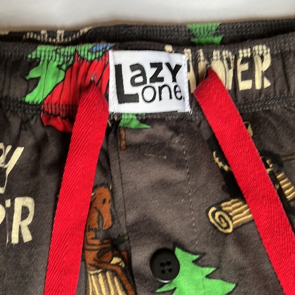 Lazy One Happy Camper Sleep Pants Size XS - Picture 7 of 13